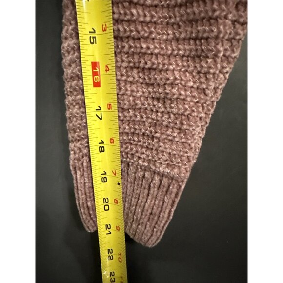 Pink Rose Sweater Womens Small Dusty Rose Soft Pullovers V-neck Long Sleeve - Picture 16 of 16